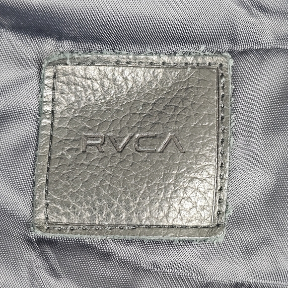 RVCA Jacket Small Men’s Hoodie shacket black grey light weight - Picture 3 of 8